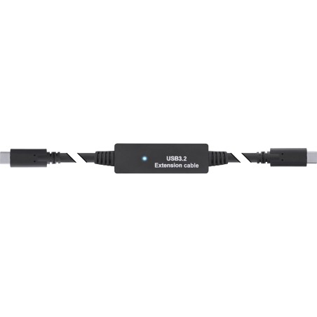 35670C - Câble actif InLine® USB 3.2 Gen.1, fiche USB-C vers fiche USB-C, noir, 5 m