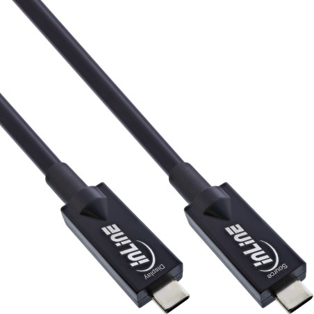 35793A - Câble InLine® USB 3.2 Gen.2 AOC, USB-C mâle/mâle, noir, 3 m