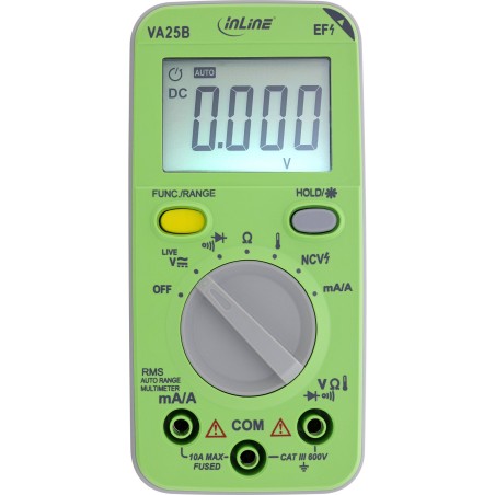 InLine? Multimeter mit Auto-Range, Pocketformat