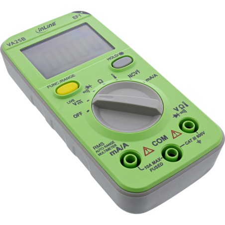 InLine? Multimeter mit Auto-Range, Pocketformat