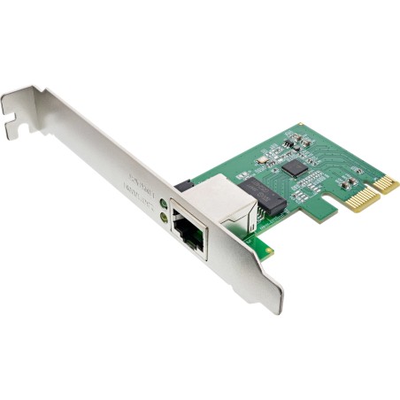 51125A - Carte réseau InLine® Gigabit, 1x RJ45 2,5Gb/s, PCIe x1, avec support de logement LP