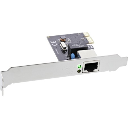 51125L - Carte réseau InLine® Gigabit, PCI Express 1 Gb/s, PCIe x1, avec support de slot LP