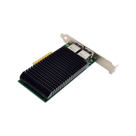 51128A - Carte réseau InLine® Dual 10 Gigabit, 2x RJ45 10 Gb/s, PCIe x8