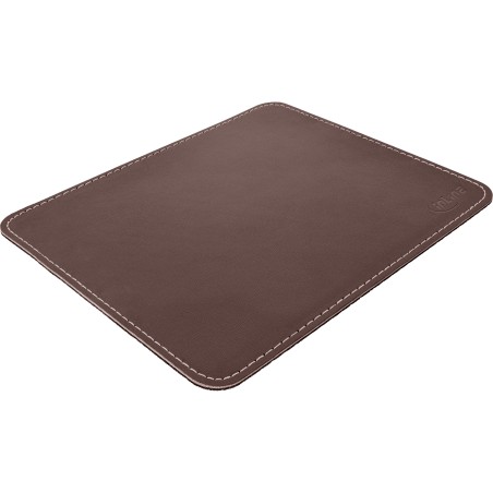 55459C - Tapis de souris InLine® cuir artificiel premium marron, 255x220x3mm