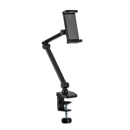 55721S - Support de tablette InLine® avec pince de table, jusqu'à 12,9, noir