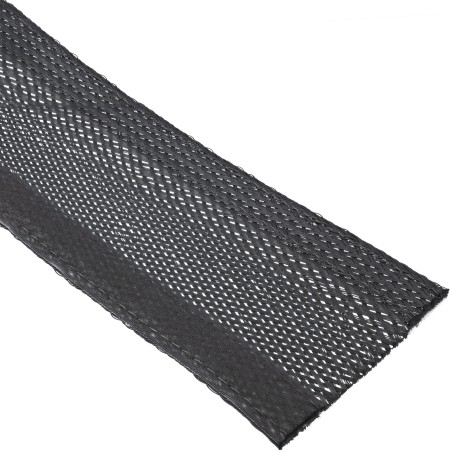 59993A - Tuyau de câble InLine®, tuyau en tissu avec fermeture Velcro, 1 m x 25 mm noir