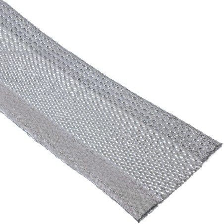 59993B - Tuyau de câble InLine®, tuyau en tissu avec fermeture Velcro, 1 m x 25 mm gris