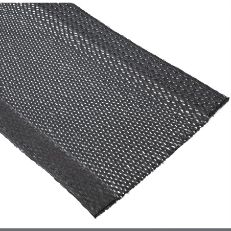 59994A - Tuyau de câble InLine®, tuyau en tissu avec fermeture Velcro, 1 m x 40 mm noir