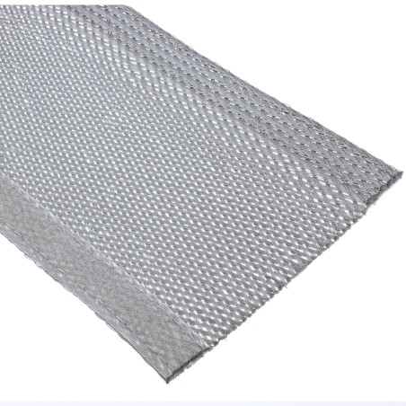 59994B - Tuyau de câble InLine®, tuyau en tissu avec fermeture Velcro, 1 m x 40 mm gris