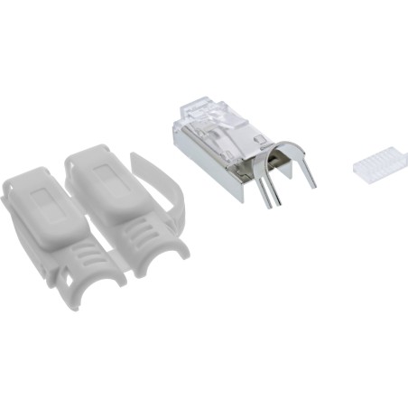 InLine? Crimpstecker Cat.6A RJ45 geschirmt, 3-teilig grau 10er Pack