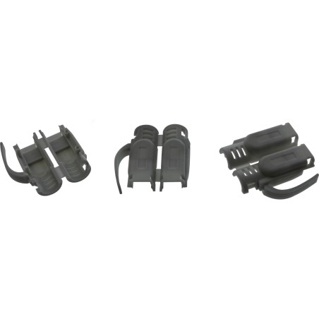 76006S - Connecteur à sertir InLine® Cat.6A RJ45 blindé, en 3 parties noir paquet de 10