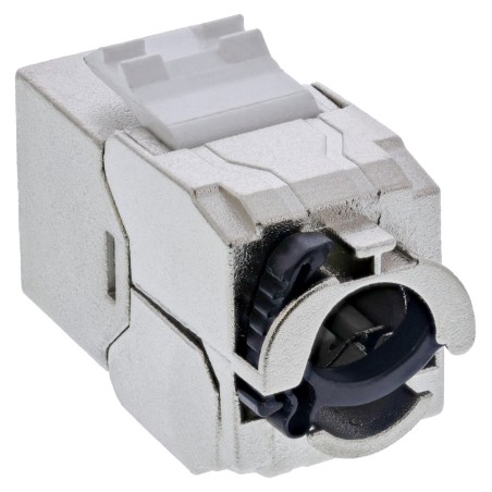 76202P - Prise RJ45 InLine® Keystone Slim, SNAP-In, Cat.6A, serre-câble intégré