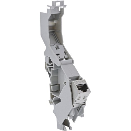 76203D - Module InLine® Cat.6A Keystone SNAP-In pour rail DIN