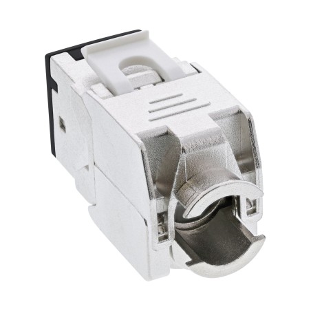 76207S - Prise RJ45 InLine® Keystone, blindée, Cat.6A, noire, paquet de 8