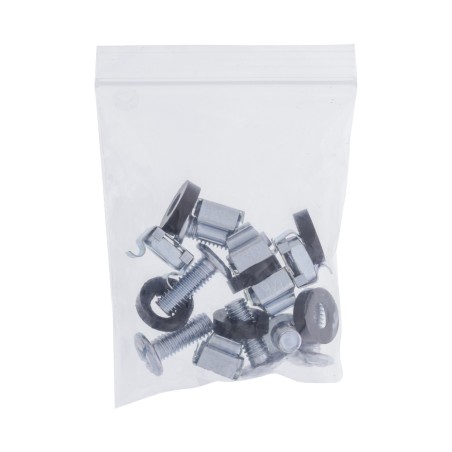 76824O - Panneau de brassage InLine® 24 fois, panneau de brassage métallique vide Keystone, 19, 1U, gris clair