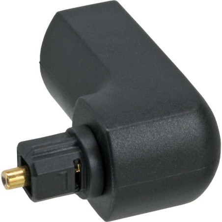 InLine® OPTO Audio Adapter, Toslink Buchse / Stecker, 90° gewinkelt