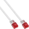 InLine? Patchkabel flach, U/UTP, Cat.6, wei?, 15m