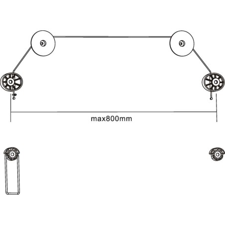 InLine® Wandhalterung, für LED-TV, 33-178cm (13-70"), bis 50kg