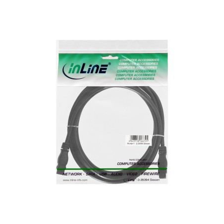 39905 - Câble InLine® FireWire, fiche / fiche IEEE1394 à 9 broches, noir, 5 m