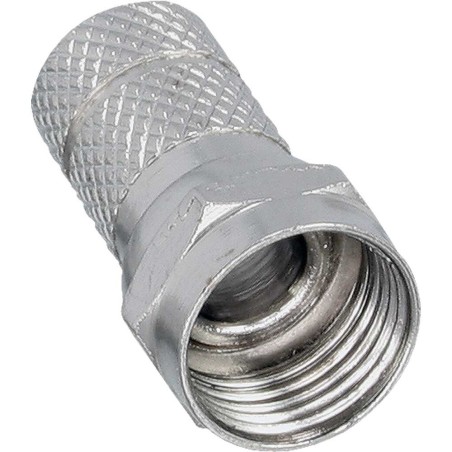 InLine® F-Stecker, für Koaxialkabel mit Aussenmantel 6,5mm, 100er Pack, bulk