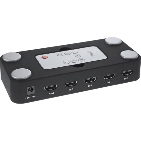 InLine® HDMI Umschalter, 5 IN / 1 OUT, elektronisch, 3D