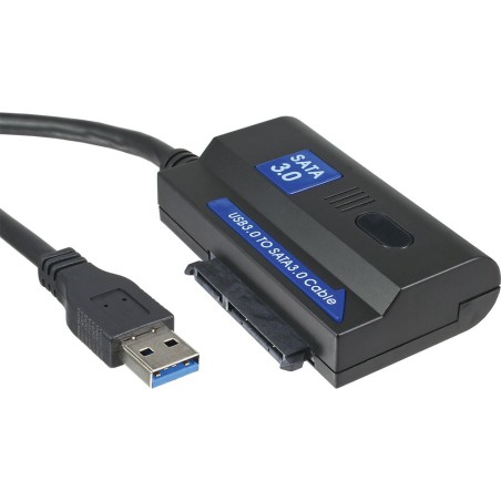 InLine® USB 3.0 zu SATA 6Gb/s Konverter Kabel, 1,8m mit Netzteil