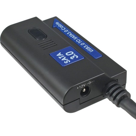 InLine® USB 3.0 zu SATA 6Gb/s Konverter Kabel, 1,8m mit Netzteil