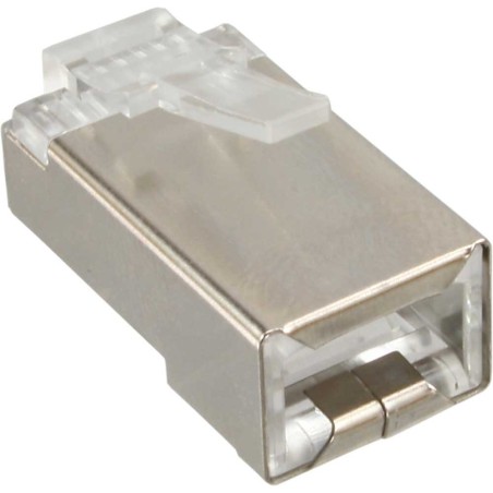 InLine® Crimpstecker RJ45, für starre Kabel (Verlegekabel) bis AWG24, 10er Pack