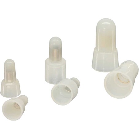 InLine® Nylon Kabelklemmen-Set, transparent, 100 Stück