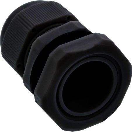 44011B - Presse-étoupe InLine® PG 9 nylon IP68 4-8mm, noir, 10 pièces