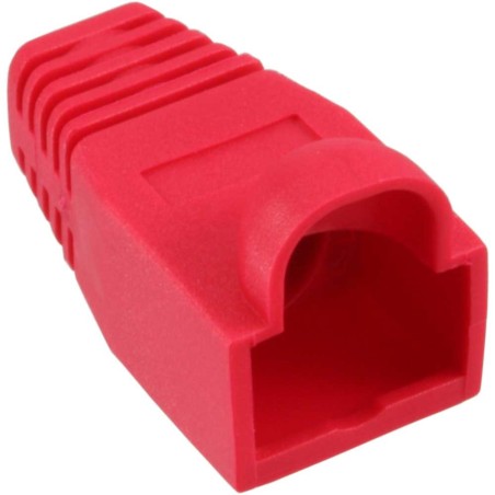 InLine® RJ45 Knickschutztülle, rot, 10er Pack