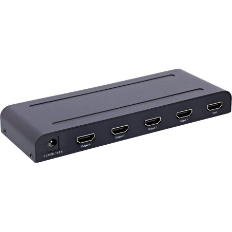 InLine® HDMI Splitter/distributeur, 4x, compatible 4K2K@60Hz