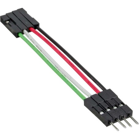 InLine® USB 2.0 Verlängerung, intern, 2x 4pol., einzelne Pfostenstecker auf Pfostenbuchse, 5cm