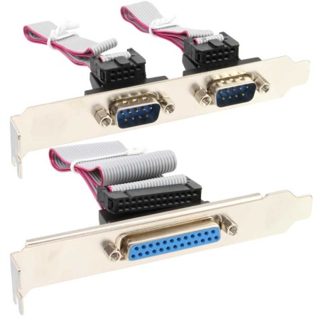 InLine® Mini-PCIe Karte, 2x seriell + 1x parallel