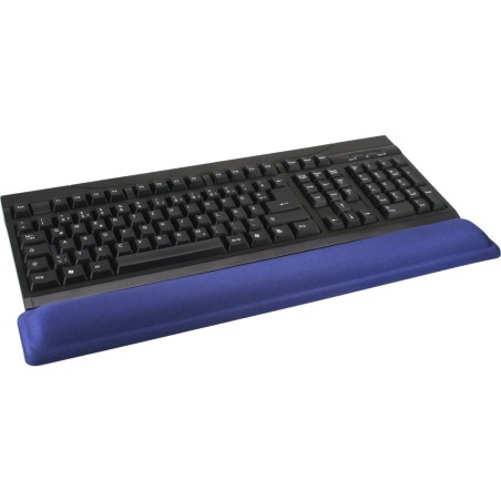 InLine® Tastatur-Pad, blau, Gel Handballenauflage, 464x60x23mm