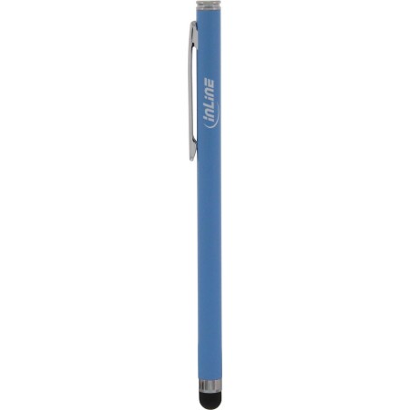 InLine® Stylus, Stift für Touchscreens von Smartphone und Tablet, blau