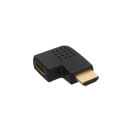 InLine® HDMI Adapter, Stecker / Buchse, seitlich links gewinkelt, vergoldete Kontakte, 4K2K kompatibel