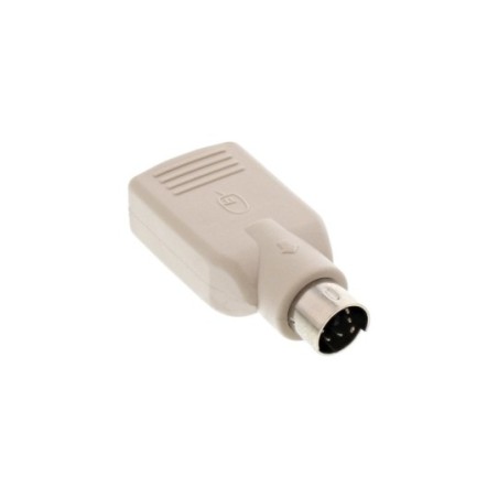 Adaptateur USB PS/2, InLine®, USB prise femelle A sur PS/2 prise