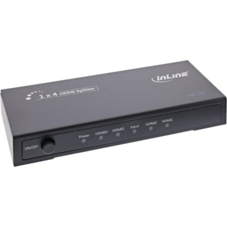 InLine® HDMI Splitter/Verteiler, 4-fach, 4K2K kompatibel