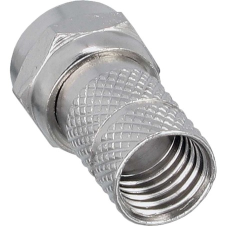 Connecteur F pour câble coaxial avec gaine 6,5mm