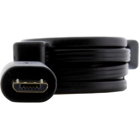 InLine® Micro-USB 2.0 Roll-Kabel, USB-A Stecker an Micro-B Stecker, 0,75m