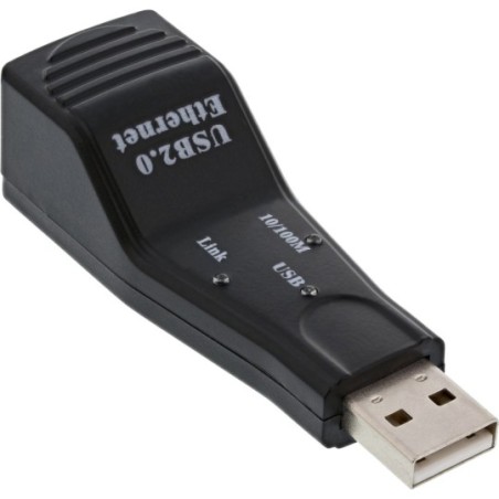 Adaptateur réseau USB 2.0, InLine®, 10/100MBit