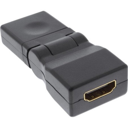 InLine® HDMI Adapter flexibel, HDMI A Buchse/Buchse, 4K2K kompatibel, vergoldete Kontakte