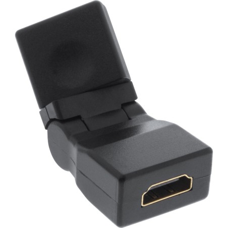 InLine® HDMI Adapter flexibel, HDMI A Buchse/Buchse, 4K2K kompatibel, vergoldete Kontakte