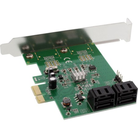 InLine® Schnittstellenkarte, 4x SATA 6Gb/s, mit 4x SATA, PCIe 2.0 (PCI-Express)