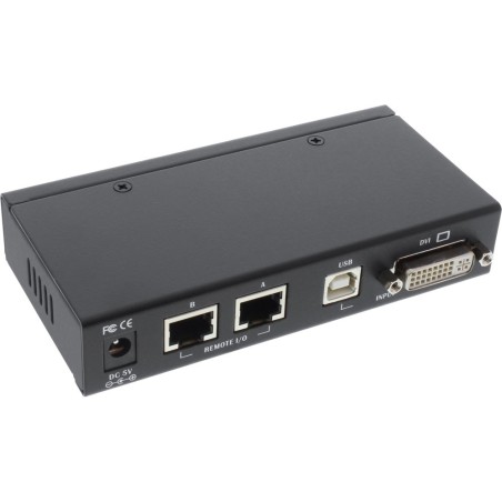 InLine® DVI USB KVM Extender, Verlängerung über UTP, mit Audio, bis 50m