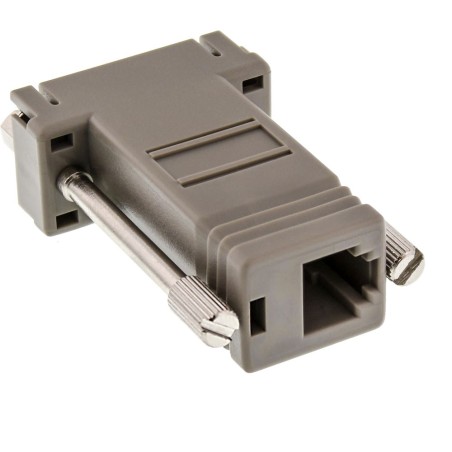 Adapter 9pol Sub D Buchse an RJ12 Buchse