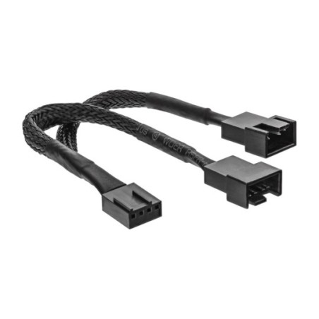 InLine® Y-Kabel für Lüfter PWM, 4pol Molex  1 Stecker / 2 Buchse,