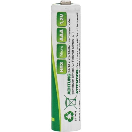 InLine® NiMH-Akku, Micro (AAA), 900mAh, vorgeladen, im 4er Blister