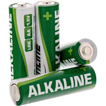 InLine® Alkaline High Energy Batterie, Mignon (AA), 4er Blister